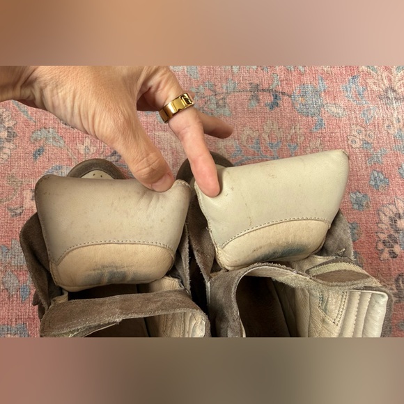 Isabel Marant Gray Suede Wedge Sneakers - Picture 6 of 14